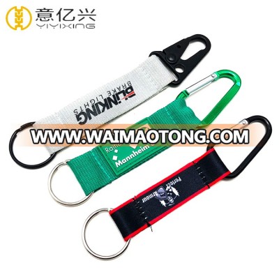 High Quality Climbing Hook Carabiner Short Lanyard Keychain With Logo Custom