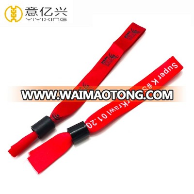 Customised Sublimation Fabric Wrist Band For Party And Events