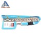 PU leather id card holder neck lanyard